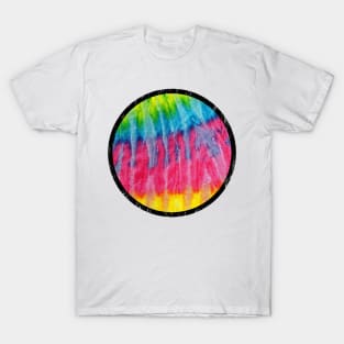 Tie dye hippie style design. T-Shirt